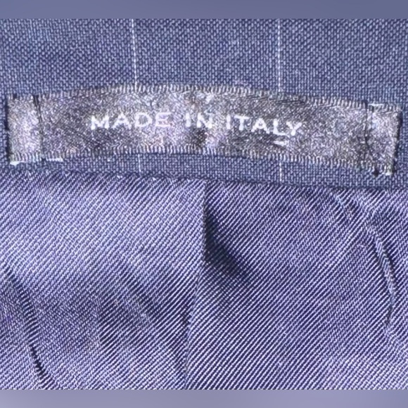 Ralph Lauren 100% Wool Navy Pinstripe EUC Sport Coat - Picture 3 of 6